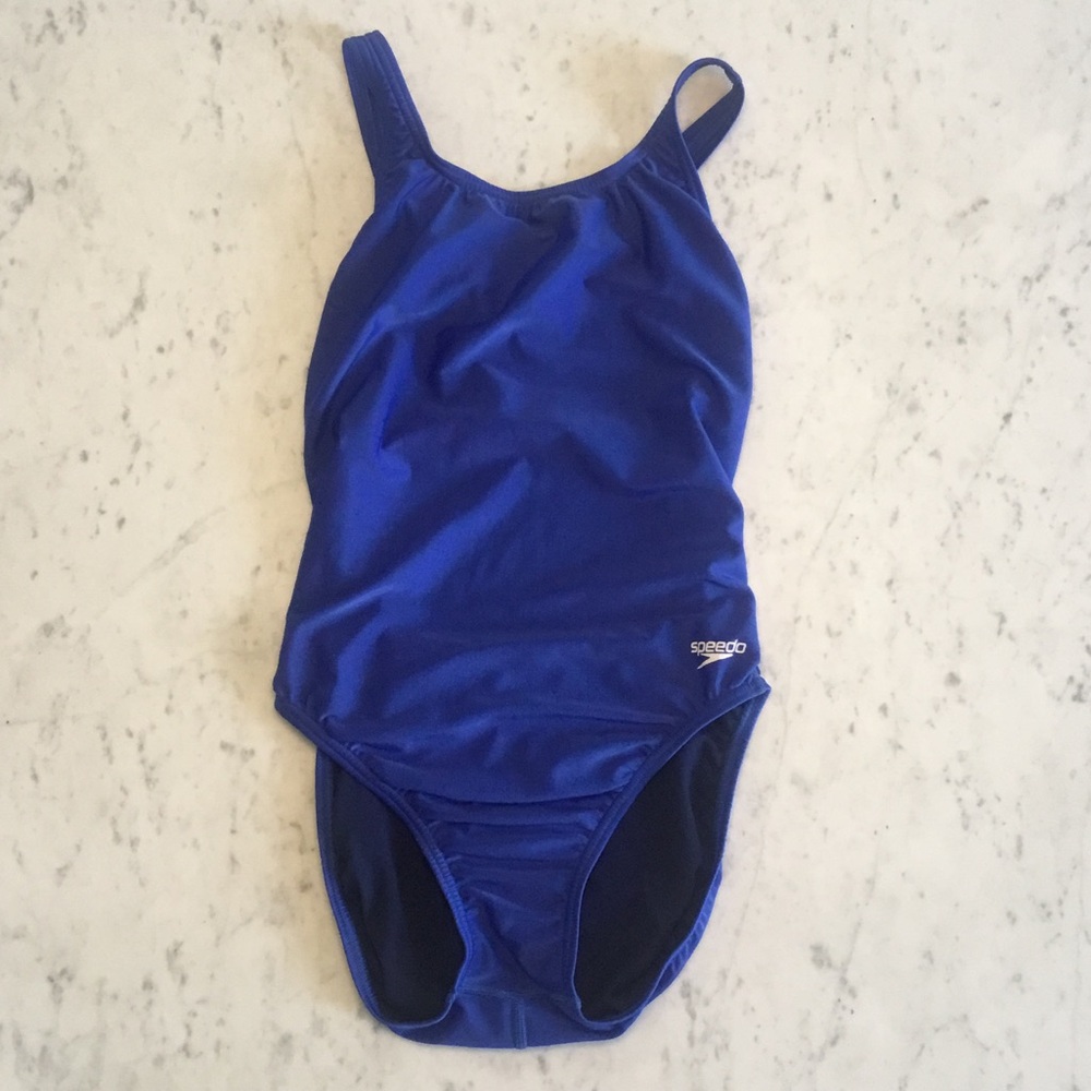 Speedo Blue One-Piece Training Swimsuit